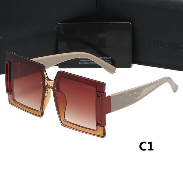 

2021 polarized women's sunglasses small fragrance fashion trend luxury brand, White;black