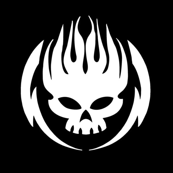 

vinyl skeleton skull sticker helmet skateboard car window glass laplocker