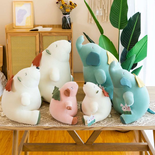 

year glutinous rice dumpling plush toy doll for children, Blue