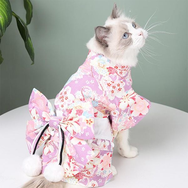 

cat kimono japanese pet costume costumes
