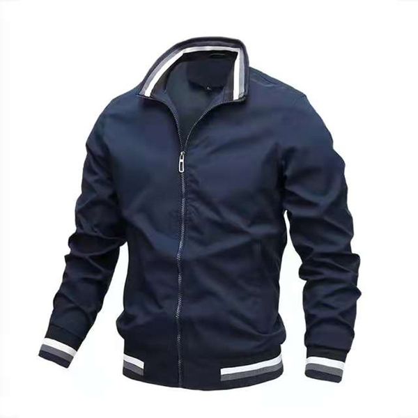 

spring autumn casual men's jackets sports brand sweatshirt with long sleeve zipper male coats warm outwear clothing for male size m-4xl, Black;brown