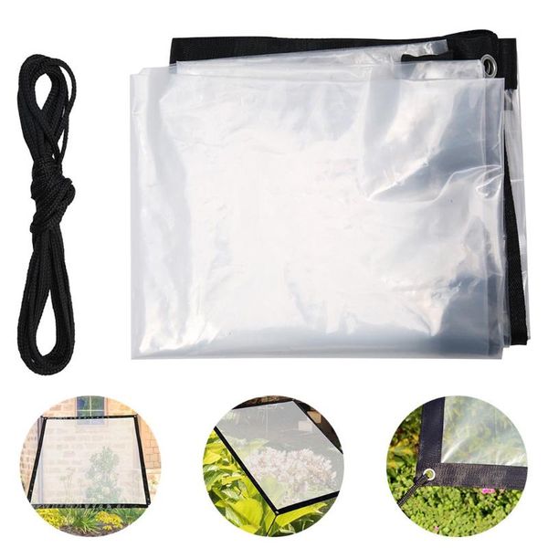 

transparent rainproof shed cloth tarpaulin lightweight waterproof tarp cover tent warm shelter r shade