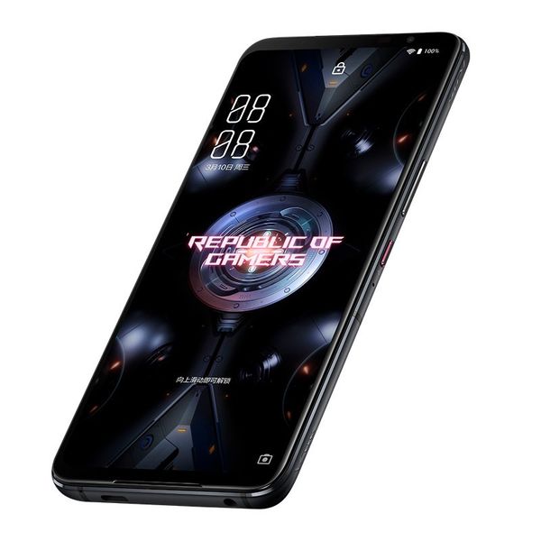 Оригинальный ASUS Rog 5 5G мобильный телефон Gaming 8GB RAM 128GB ROM Snapdragon 888 64MP 6000mAh Android 6,78 дюйма AMOLED Полноэкранный экран ID отпечатков пальцев ID Face NFC Smart