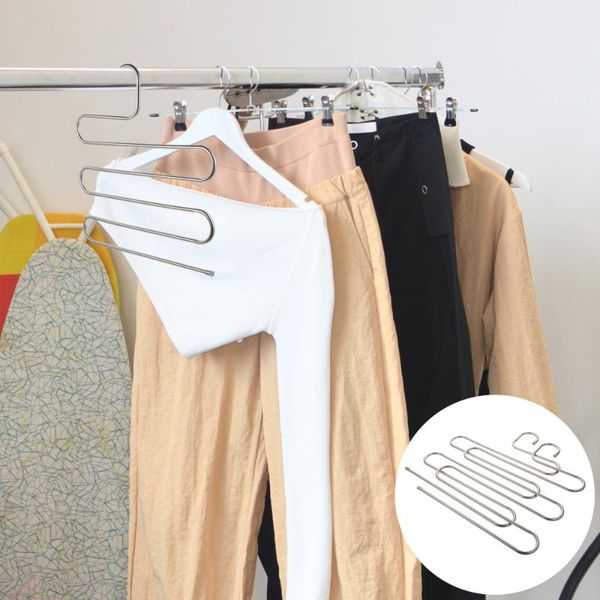 

hangers & racks 2pcs multi-layer s-type storage shelves pant holders