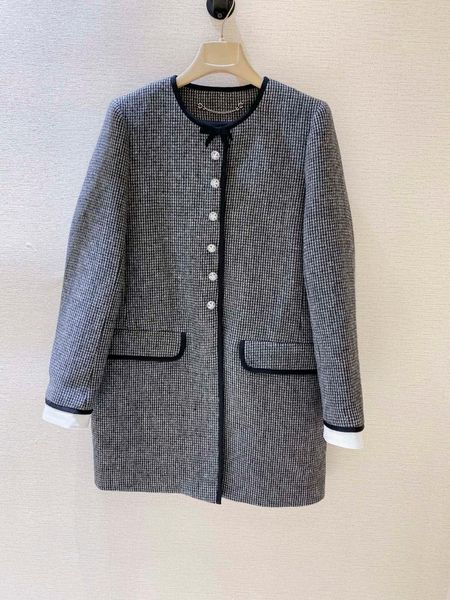 

ladies 2021 fashion long sleeve round neck butterfly zircon diamond button coat 1121 women's trench coats, Tan;black