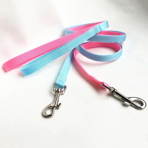 

dog collars & leashes (50 pieces/lot) wholesale nylon leash 120cm length pet leads