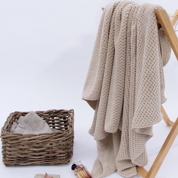 

towel big 75*140cm ultrafine fiber quick-drying microfiber absorbent beach bath towels kitchen clean bathroom