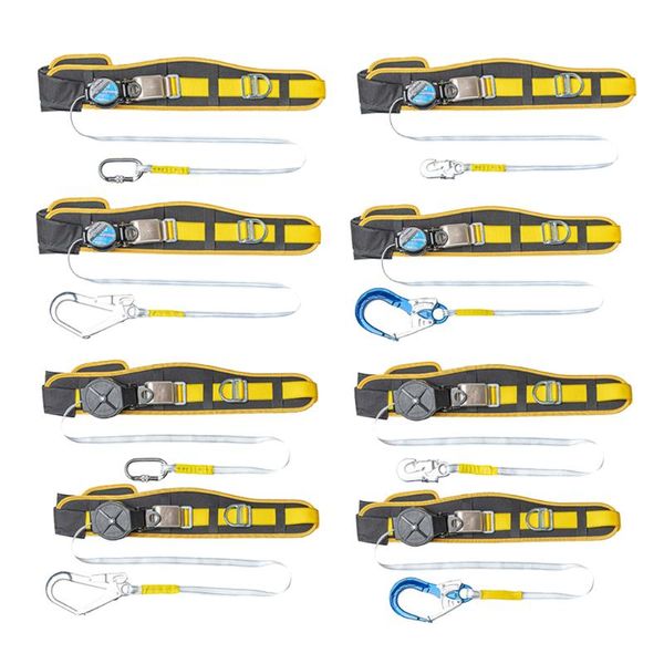 

cords, slings and webbing professional safety rock climbing rappelling harness waist belt outdoor hunting roofing carabiner security