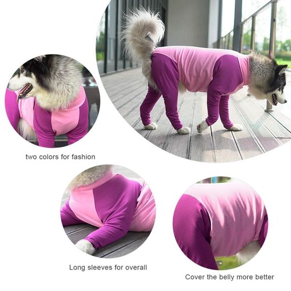 

dog apparel big bodysuit jumpsuit post fixation protection long sleeve recovery