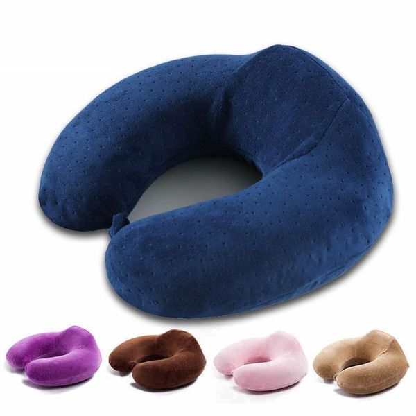 

pillow urijk inflÃ¡vel em forma de u travesseiros viagem ao ar livre portÃ¡til travesseiro neckrest dobrÃ¡vel lento rebote trem avi