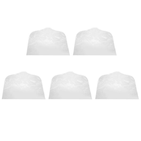 

clothing & wardrobe storage 5pcs transparent clothes dust cover shoulder covers garment protectors for suit coats jackets without hanger