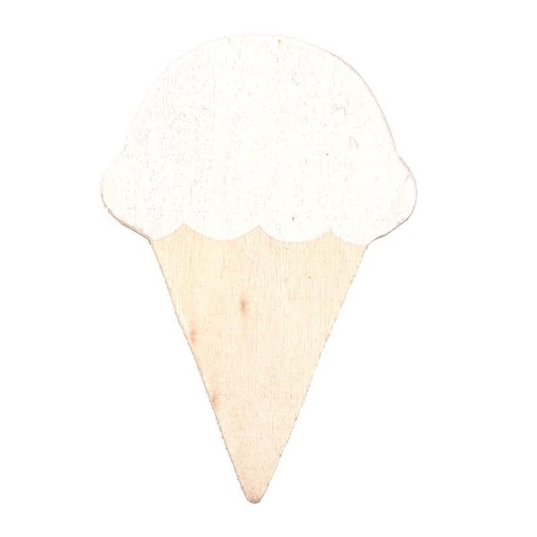 

robe hooks cute wooden clothes hook for kids room wall decorate children hanger hook, white ice cream