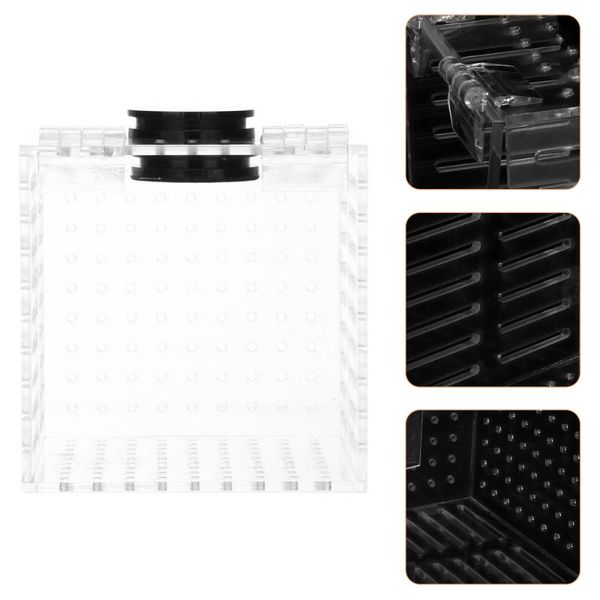 

aquariums 1pc fish isolation box durable breeder baby breeding container