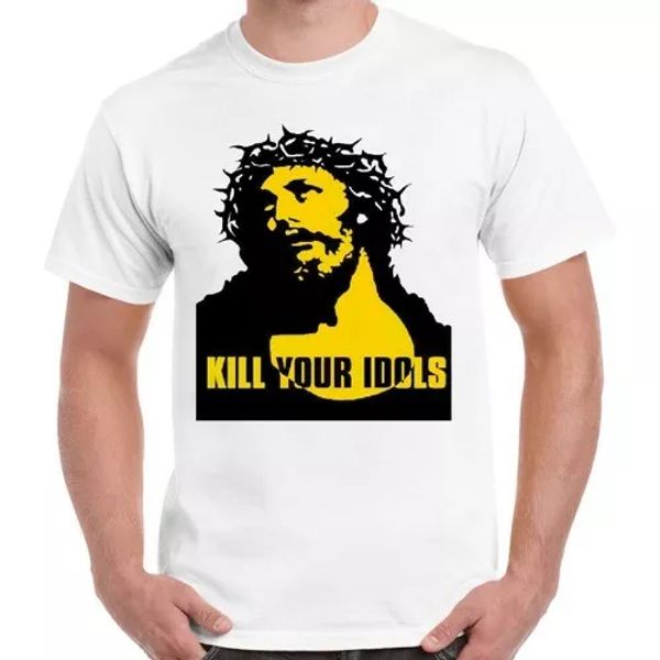 

kill your idols worn by axl rose guns roses freddie mercury tribute t shirt 719, White;black