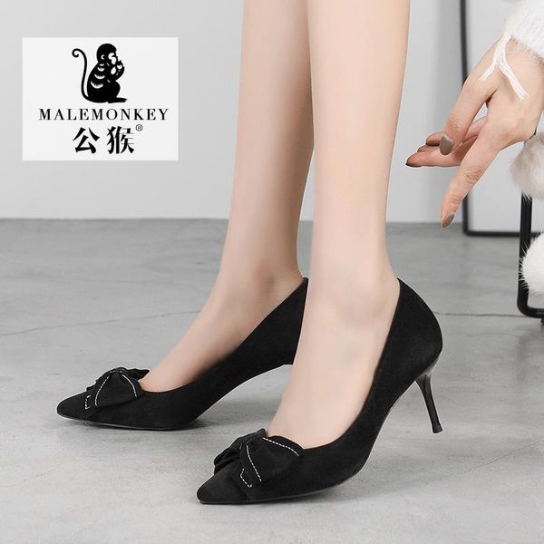 

dress shoes 2021 autumn women pumps genuine leather black nude high heels pointed toe female wedding party
