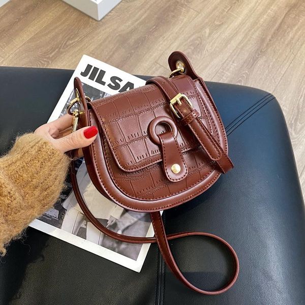

cross body sotakenpa oblique satchel pu leather saddle pochette femme for women crossbody porte feuille luxe shoulder bag