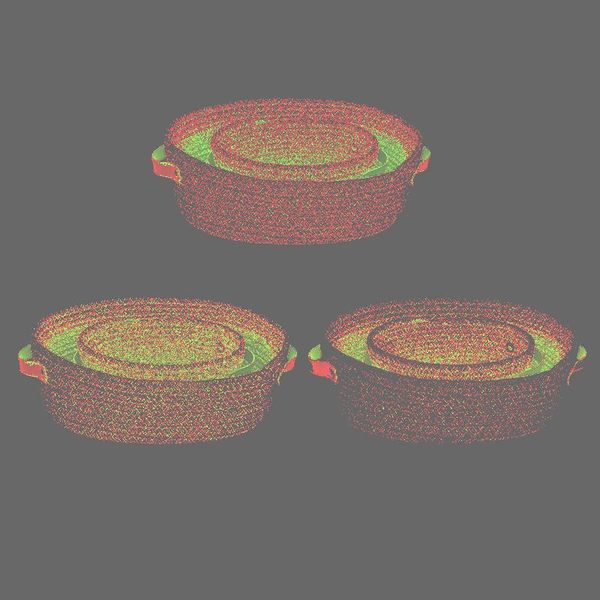 

storage baskets 2pcs nordic thick cotton deskbasket simple snack cosmetic