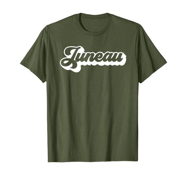 

men's t-shirts retro styled juneau t-shirt, White;black