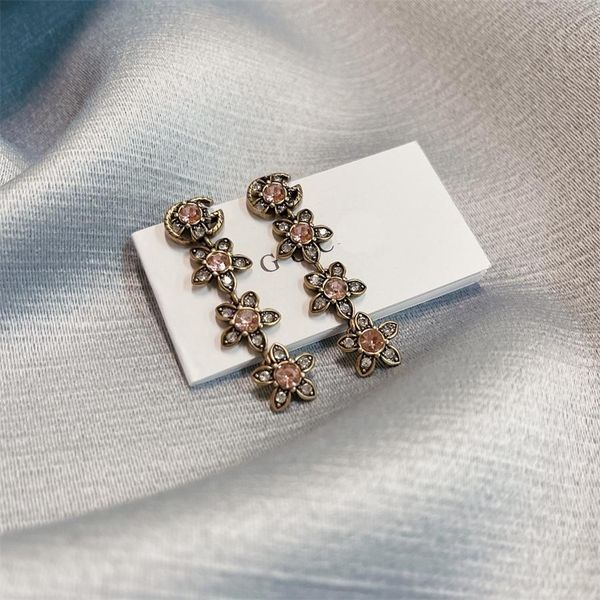 

2021 the new designer ms stud earrings aretes orecchini high-end brands653, Silver