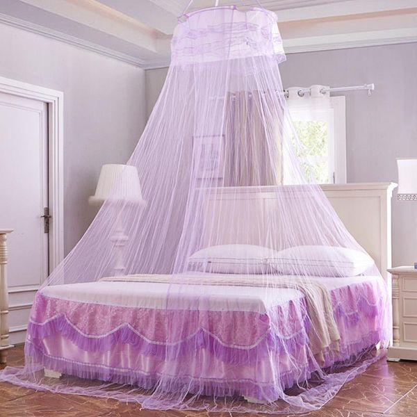 

mosquito net princess bed canopy bedding decor sweet style universal round dome anopy curtain netting for girls baby
