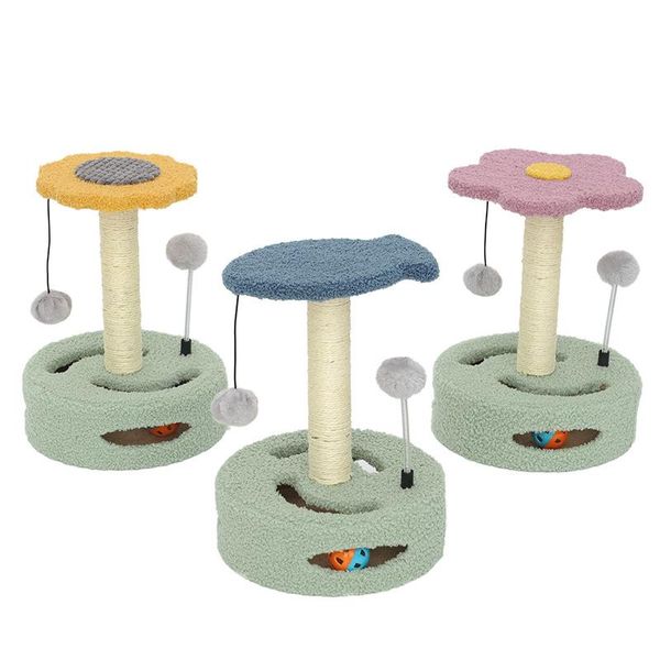 

cat scratch sword numb color funny toys grinding toy turntable