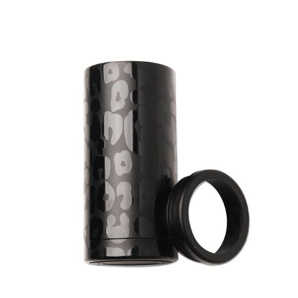 

cosmetic bags & cases drop 2pcs sample 12oz leopard cup cooler stainless steel cheetah print drink holder domil1175