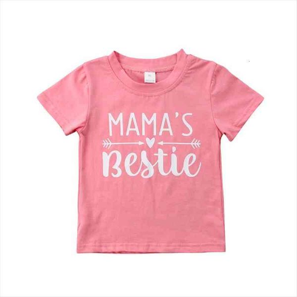 

summer baby girl cotton tee shirt mamas e print infant clothing short sleeve t camiseta infantil menina, Blue