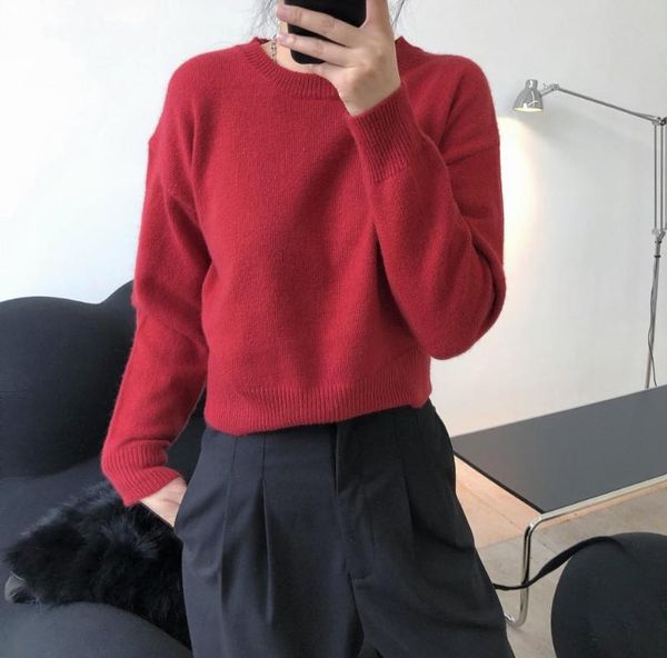 

classic different colors woman thin cashmere sweater women's sweaters, White;black