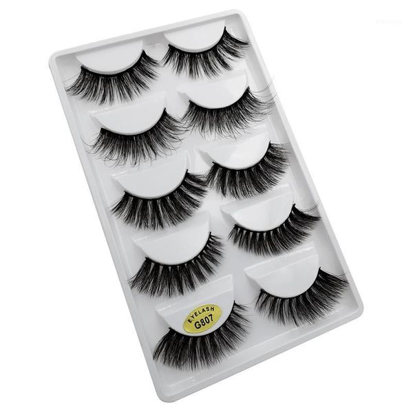 

3d eyelashes natural mink lashes 25mm fluffy false for makeup maquillaje faux cils1