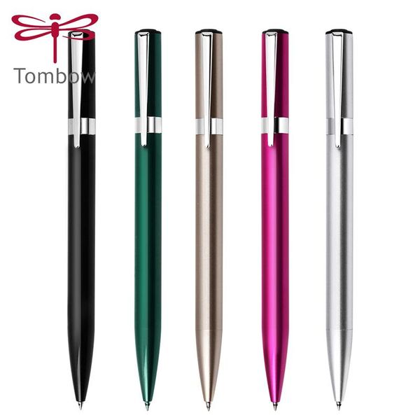 

ballpoint pens 1pcs japan tombow zoom series metal pen bc-zlc 0.5mm black oily refill multicolor optional, Blue;orange
