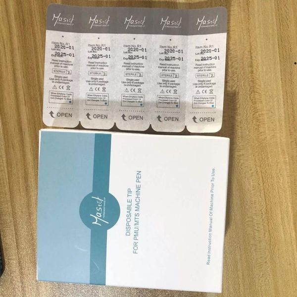 

tattoo needles est disposable mastor permanent makeup 15pc microblading needle cartridge rotary pmu machine micro screw interface