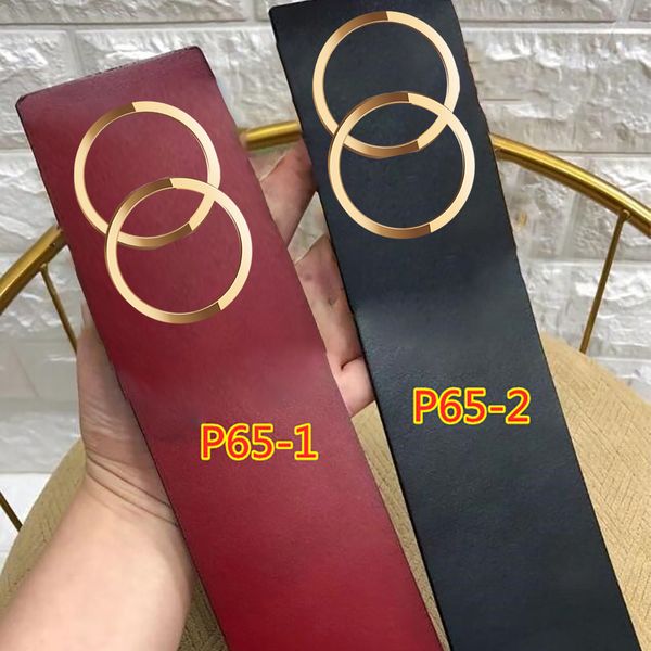 

p65 men's women's fashion designer belts genuine leather belts, Black;brown