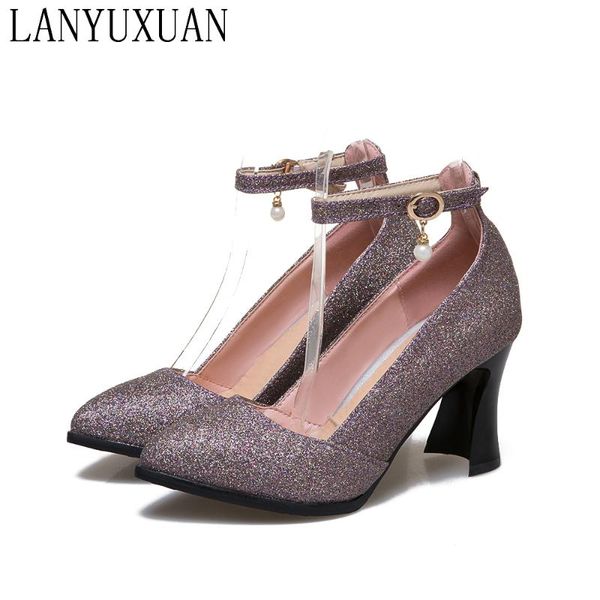 

big size 31-48 shoes woman 2021 arrival wedding ladies high heel fashion sweet dress pointed toe women pumps t181, Black