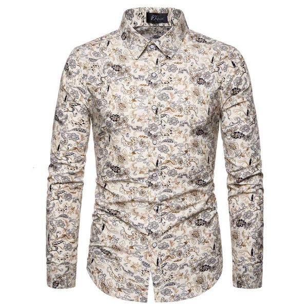 

men's casual shirts shirt men's printed slim long sleeve 2h1u 6s38, White;black