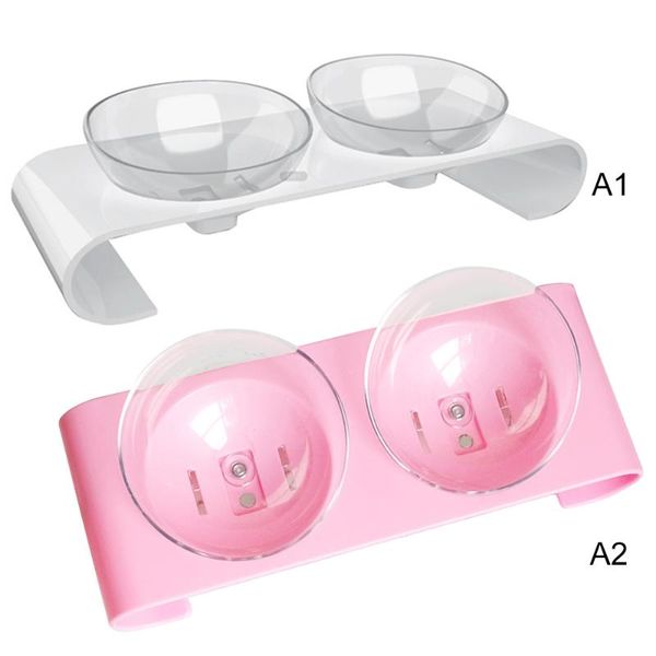 

cat beds & furniture non-slip double bowl adjustable feeder feeding with raised stand for pet supplies