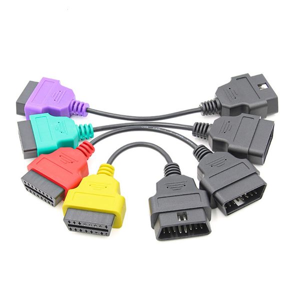

4pcs/lot multi ecu scan for fiat adapter cable bundle car obd cable