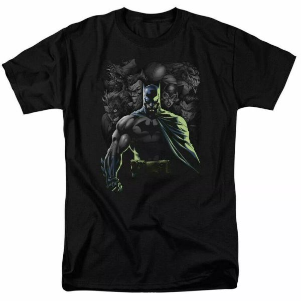

batman villains unleashed t shirt licensed comic book tee black, White;black