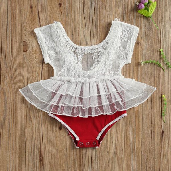 

jumpsuits born baby girls lace short romper with bow-knot floral embroidery sleeveless backless o-neck jumpsuit for summer one-piece, Blue