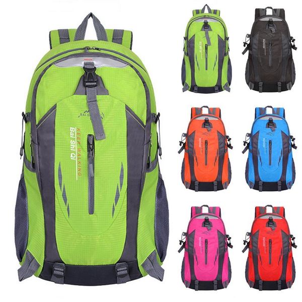

backpack puimentiua men 40l travel cacual hiking cycling outdoor unti-theft sports backpacks climbing rucksack