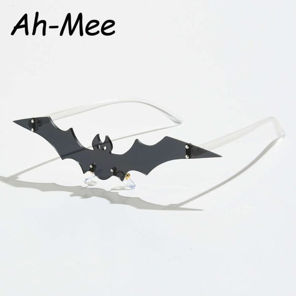 

black women unique bat shape sunglasses men random goggles punk eye trend ladies oculos