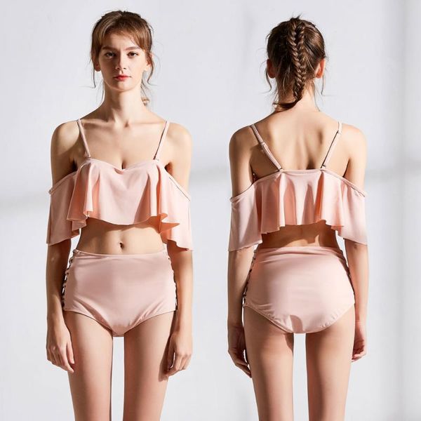 

women's swimwear hl19321, White;black