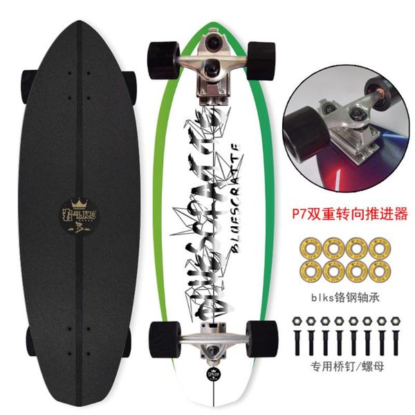 

skateboarding skateboard professional 7-layer maple high-quality 32.0 inch longboard p7s7 thermal transfer printing