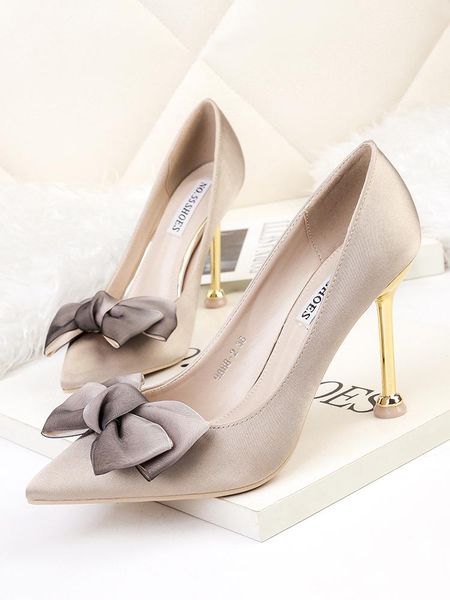 

dress shoes spring and autumn style stiletto all-match super high heel, Black