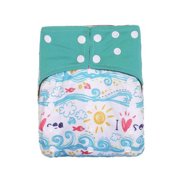 

cloth diapers 1pc reusable bamboo charcoal diaper waterproof  pocket nappy wholesale