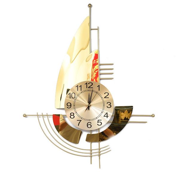 

wall clocks clock wrought iron living room dining silent fashion