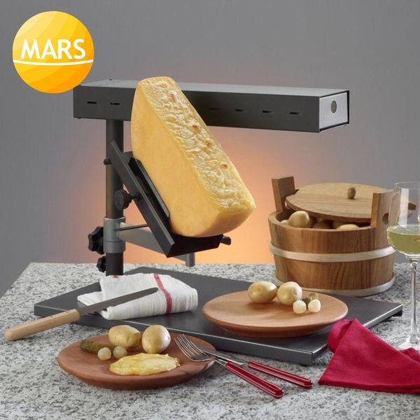 

semi-circle cheese rotaster steak machine electirc heating melter raclette melt kitchen butter baking tool bread makers