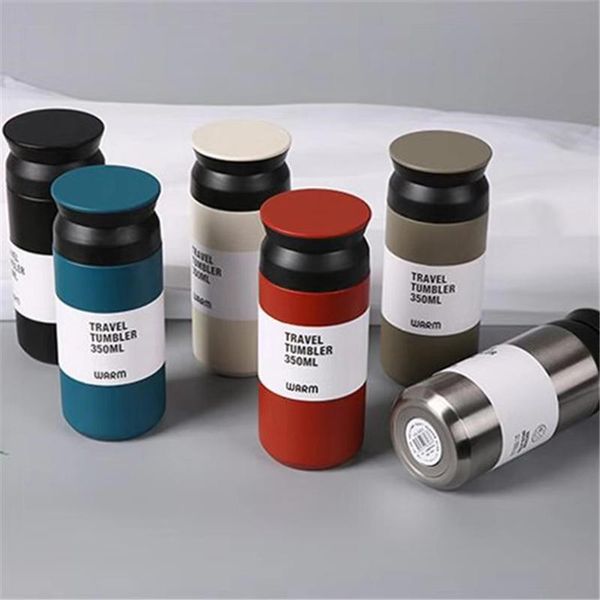 

water bottles 350ml coffee mug thermocup double wall stainless steel vacuum flasks car thermo travel portable drinkware tea cup