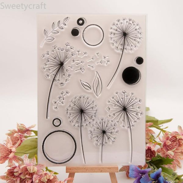 

craft tools dandelion embossing folders 2021 for christmas card making supplies paper scrapbooking plastic embosser stencil