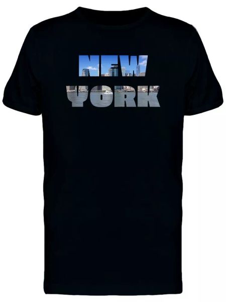 

New York City Travel Lovers Tee Men's -Image by Shutterstock, White;black