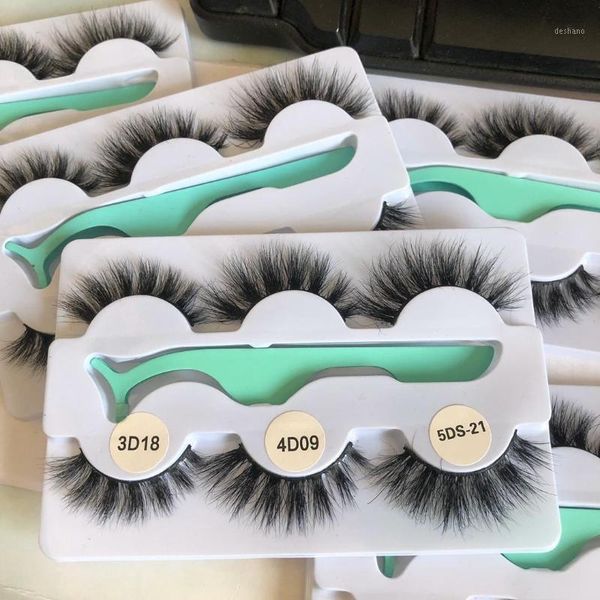 

3pairs have tweezer 3d faux natural thick long false eyelashes dramatic fake lashes makeup extension maquiagem1